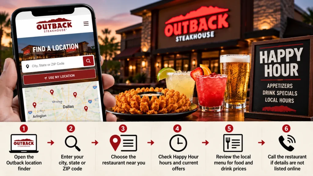 How to Find Outback Happy Hour Near You
