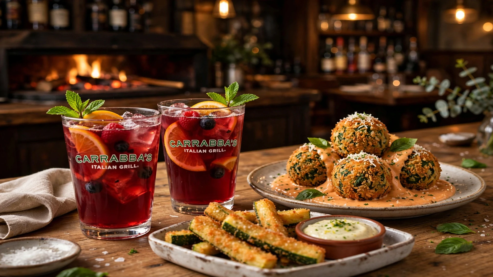 Carrabba's happy hour: $5 sangria, arancini and Italian bar bites