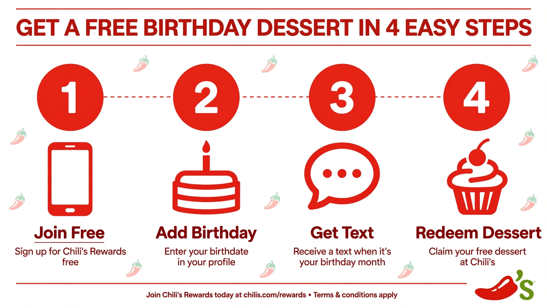How to claim your Chili's birthday reward in 4 easy steps