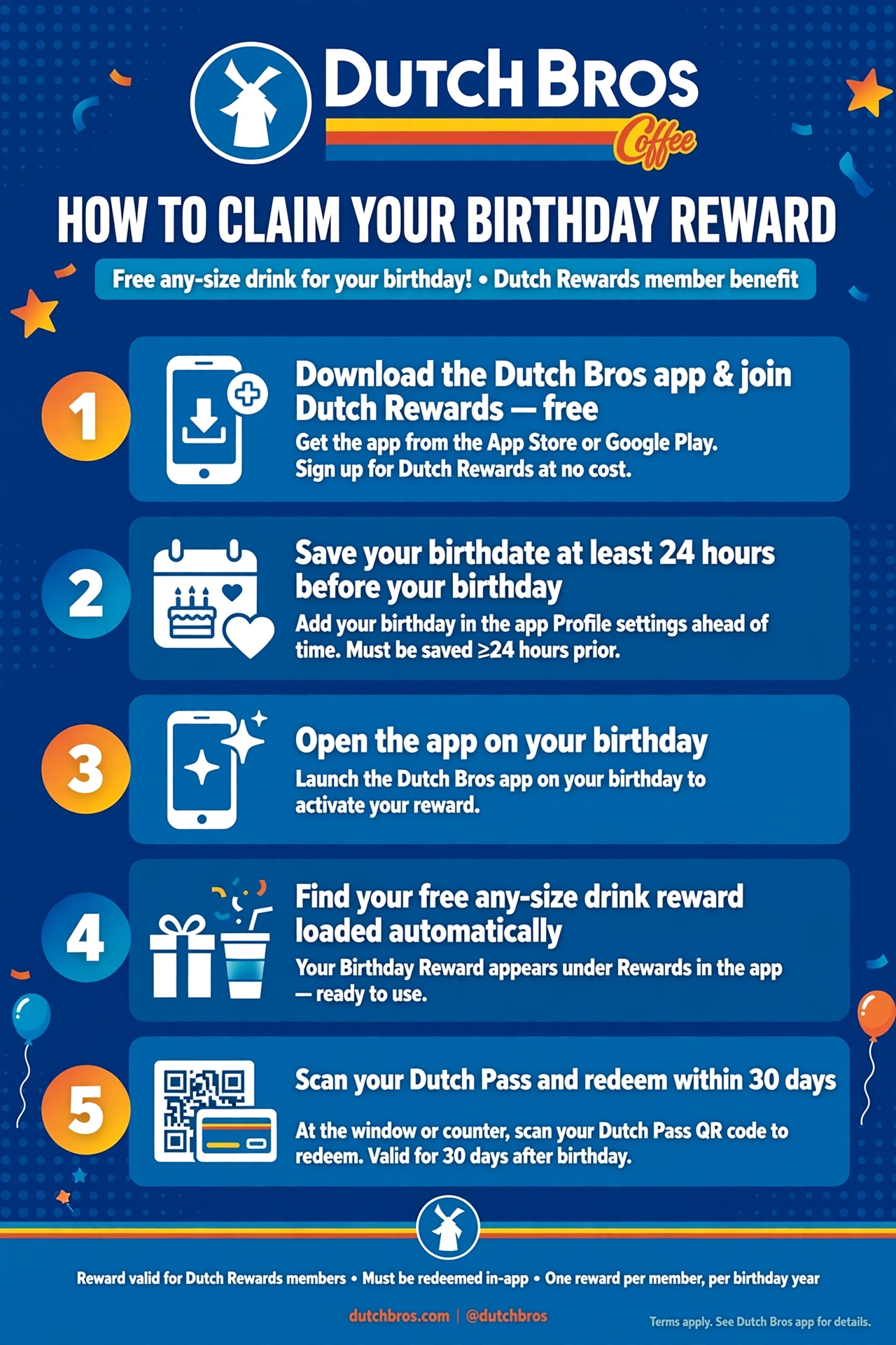 How to Claim Your Dutch Bros Birthday Reward How to Claim Your Dutch Bros Birthday Reward
