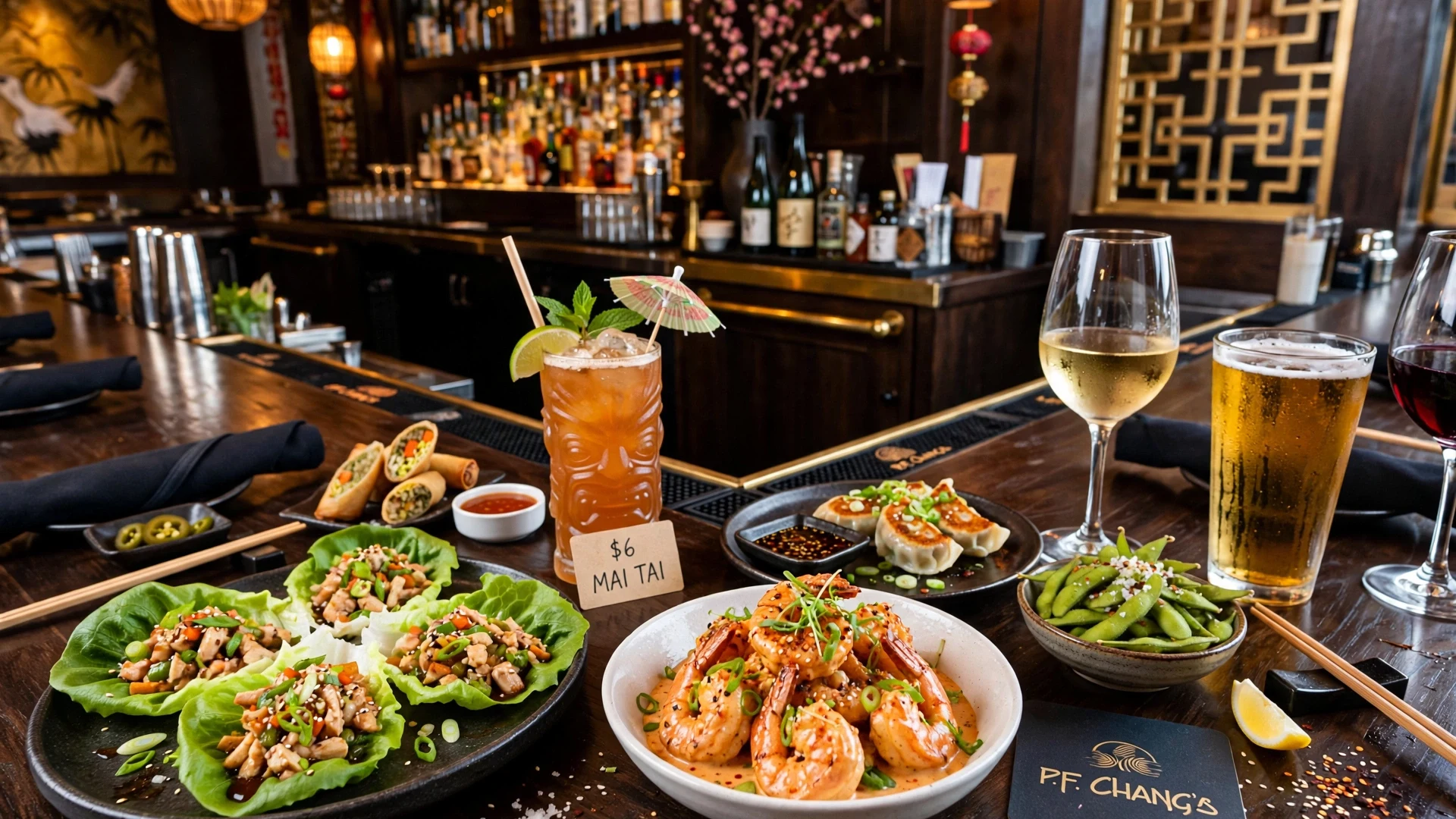 P.F. Chang's happy hour: dumplings, lettuce wraps and cocktails