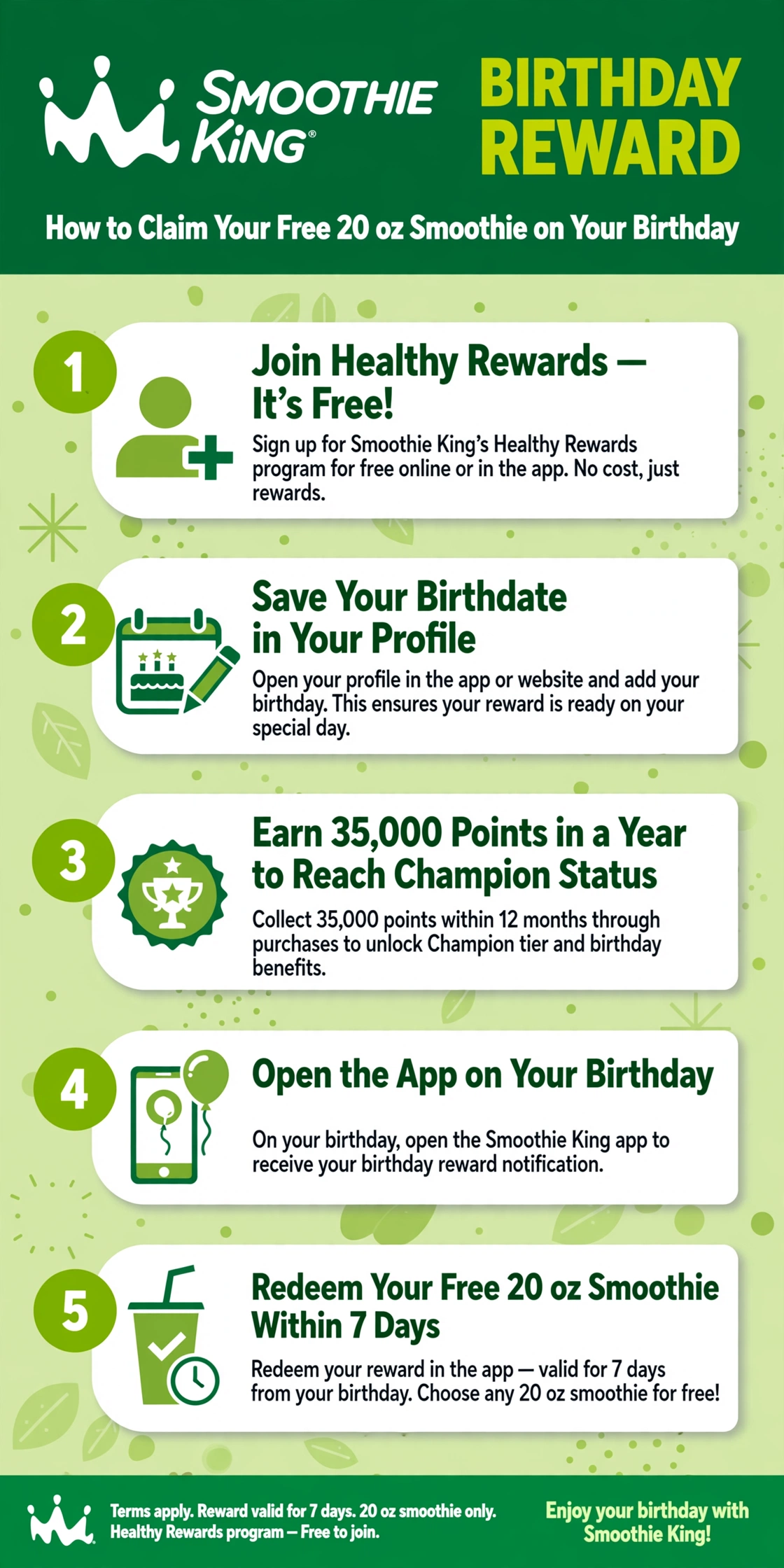 How to claim your Smoothie King birthday reward in 5 easy steps