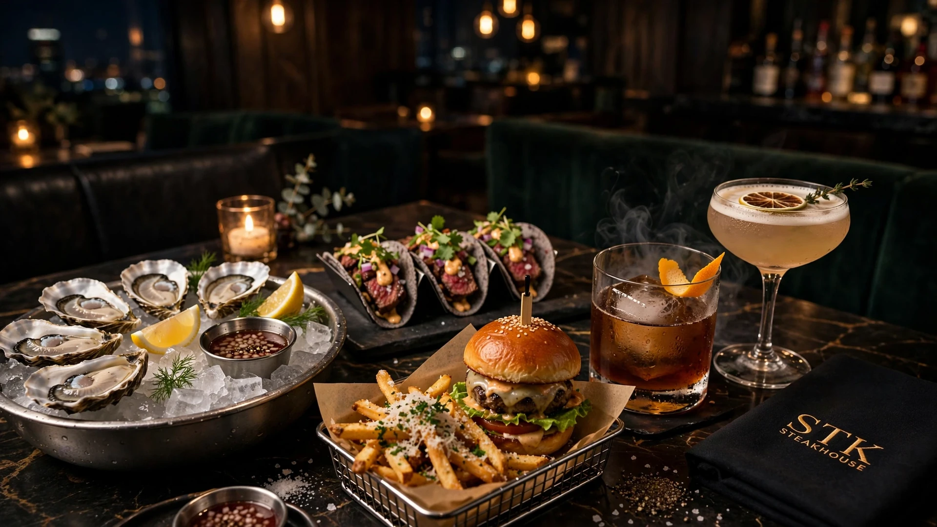 STK happy hour: $3, $6 and $9 bites with cocktails at the lounge